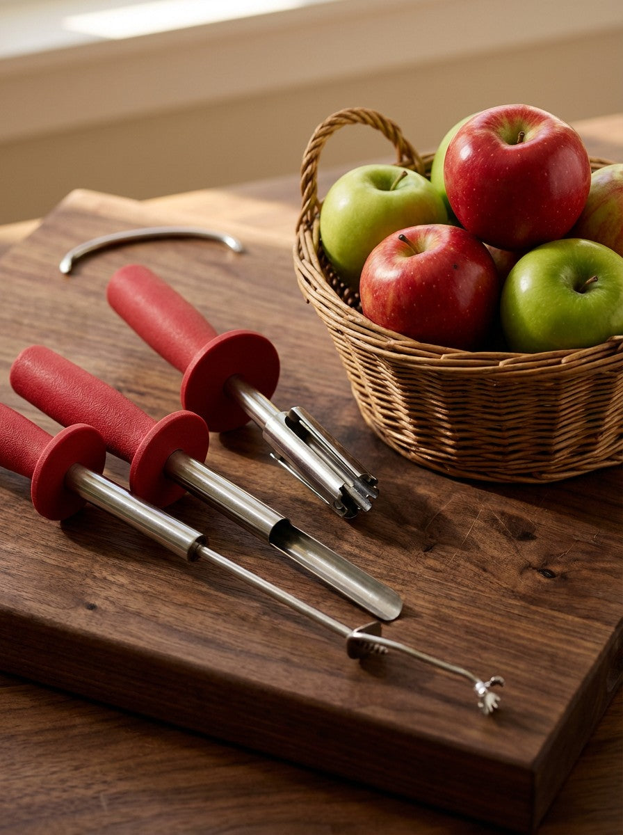 Apple Core+ multi-purpose apple corer removing core with various fruits